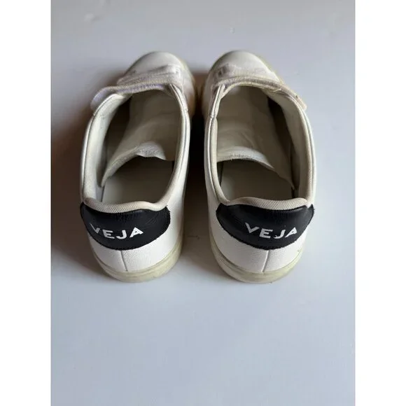 VEJA V-10 Recife White Leather Sneakers - Sustainable - Men's US 9.5 - Picture 5 of 7